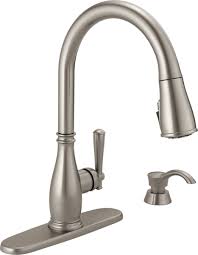 Check spelling or type a new query. Single Handle Pull Down Kitchen Faucet With Soap Dispenser And Shieldspray 19962z Sssd Dst Delta Faucet