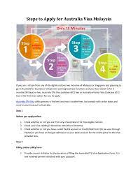 Wondering how to apply australia visa for malaysian? Steps To Apply For Australia Visa Malaysia By Apply Australia Visa Issuu