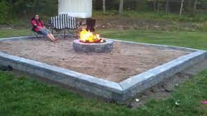 Building Back Yard Beach Themed Fire Pit Series Compilation Square Fire Pit Fire Pit Landscaping Fire Pit Area