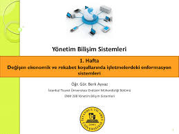 Yonetim Bilisim Sistemleri
