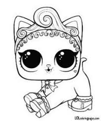 Hubsches Design Kitty Katze Malvorlagen Konigliche Seite Lol Uberraschungspuppe Lol Haustier Dr L O Cat Coloring Page Cat Colors Unicorn Coloring Pages