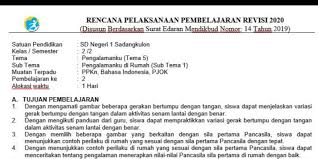 Semoga rpp daring yang kami bagikan bisa bermanfaat untuk anda. Guru Berbagi Rpp 1 Lembar Kelas 2 Tema 5 Subtema 2 Pb 2
