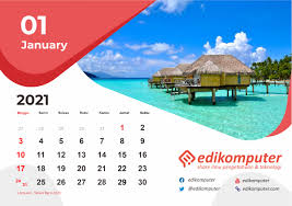 Mencatat aktivitas harian dengan kalender yang anda desain sendiri. Download Desain Kalender Meja 2021 Edikomputer Informasi Teknologi