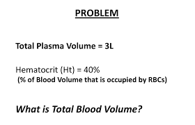 Image result for Blood Volume
