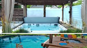 For enjoying the winter, certainly, you can apply the glass bigger than the board as a wall. 31 Awesome Hot Tub Enclosure Ideas 22 Is The Coolest Ever