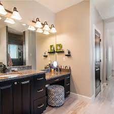 Galleries Cf Olsen Homes Master Bathroom Vanity Bathroom With Makeup Vanity Bathroom Vanity With Makeup Area