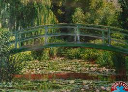 Fine art collection 1000 piece puzzle monet the parc monceau. Claude Monet The Japanese Bridge Of Giverny Art Puzzle 1000 Pieces