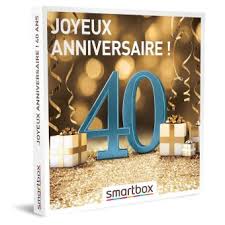 Coffret Cadeau Smartbox Joyeux Anniversaire 40 Ans Coffret Cadeau Achat Prix Fnac