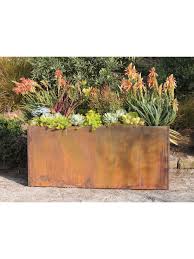 Macgoal stainless steel automatic waterer bowl with float valve, drain plug and braided hose, water trough for livestock dog goat pig waterer 3.6 out of 5 stars 10 $35.98 $ 35. Corten Steel Trough Planters By Nice Planter Gardener S Supply