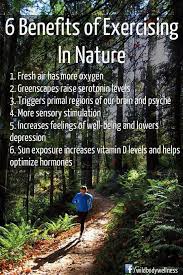 Benefits Of Exercising In Nature Benefits Of Exercise Health Exercise