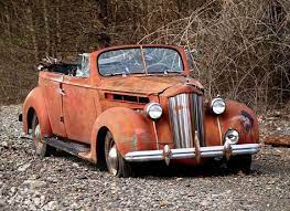 Packard Convertible Diamond In The Rough By Moonm Via Flickr Rusty Cars Junkyard Cars Abandoned Cars