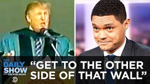 Come Up Trumps Archive Clips Triumph At Poking Fun At Donald S Wall Links Euronews