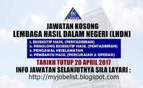 Pengambilan jawatan kosong ini telah dibuka kepada seluruh warganegara malaysia yang berminat dengan. Jawatan Kosong Di Lembaga Hasil Dalam Negeri Lhdn Cute766