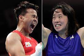 Petecio faces old foe in japan's sena for boxing gold. U 3facfbfwajqm