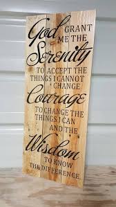 Serenity Prayer Sign Serenity Pallet Sign God Grant Me The Serenity Sign Reclaimed Wood Sign Christian Decor Serenity Prayer Sign Prayer Signs Serenity Prayer