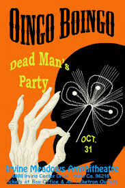 Danny elfman oingo boingo 2015 dead man s party live hd quality. Oingo Boingo Dead Mans Party Concert Poster