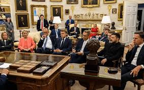 Trump as a boss... What a historical shame for EU! : r/europeanunion