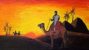 Feel free to explore, study and enjoy paintings with paintingvalley.com How To Draw A Desert Landscape With Oil Pastel Step By Step Easy Draw Youtube