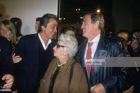 Jean Paul Belmondo And His Mother Open A Sculpture Exhibition For His Father Paul Belmondo S Sculpture At Forum Des Jean Paul Alain Delon Sculpture Exhibition