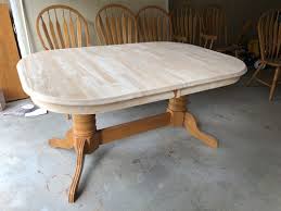 Begin by sanding the laminate. Sanding Solid Oak Table Seeking Matte Finish Which Will Not Darken
