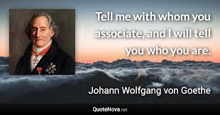 Tell Me With Whom You Associate And I Will Tell You Who You Are