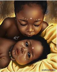 Endearing And Beautiful Black Art Painting Black Love Art Black Art Pictures