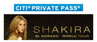 You now have access to citi presale tickets! Citi Cardholders Snag First Dibs On Shakira Tour Tickets Cardtrak Com
