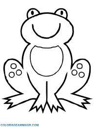 coloriage grenouille qui sourie pour enfants hayvan boyama sayfalari kurbaga cerf