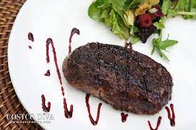 Grilled Elk Striploin Steak With Blackberry Reduction Costco Diva Recipe Striploin Steak Steak Strip Steak Recipe