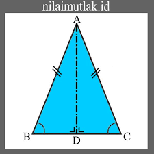 L = 2 x (½.a.t) atau l = a x t. Segitiga Sama Kaki Sifat Rumus Dan Contoh Soal Nilai Mutlak