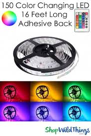 Led 150 Flexible Light Strip W Adhesive Back Plug In Remote Rgb 16 Feet Long Strip Lighting Led Strip Lighting Led Flex Strip