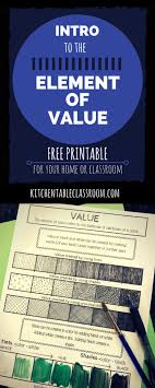 The Element Of Value In Art An Intro And Free Printable Value In Art Art Curriculum Art Lesson Plans