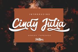 We have a huge collection of around 72,000 truetype and opentype free fonts, checkout more on fontpalace.com. Cindy Julia Font By Rhidtype Creative Fabrica