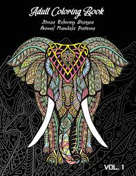 Easy animal coloring pages for adults to print Adult Coloring Book Vol 1 Stress Relieving Designs Animals Doodle And Mandala Patterns Coloring Book For Adults Vol 1 Animal Coloring Henderson Linda 9781091960145 Amazon Com Books