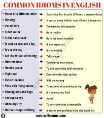 Have doubts hold your horses meaning: Top 60 Interesting Idioms For Kids With Their Meaning Esl Forums Idioms And Phrases English Phrases English Vocabulary Words