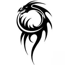 While in the western world, the dragon tattoo can represent evil, danger and darkness, chinese and japanese dragon tattoos are really about power, strength, and the unrelenting spirit of man. Black Tribal Dragon Tattoo Design Idea