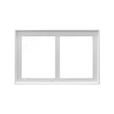 I want to replace the aluminum windows with vinyl windows. Solensis 36 Inch X 36 Inch Vinyl Sliding Window With 3 1 4 Inch Frame And Nailing Flange W The Home Depot Canada