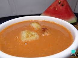 Gazpacho De Sandia Con Fresas Facil Receta Gazpacho Receta Gazpacho Recetas De Comida Faciles