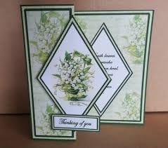 The flower was layered over memory box 'stitched oval layers' die cuts. Dfb Lily Of The Valley Sympathy Photo By Sarah Gregory