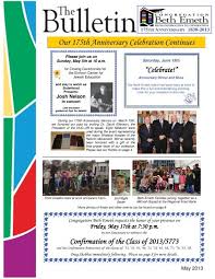 May 2013 Bulletin