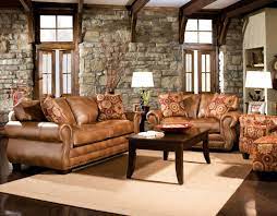Brown Leather Sofa With Impressive Interior Layout Traba Homes Leather Sofa Living Room Leather Living Room Furniture Living Room Sofa