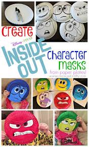 Inside Out Character Masks Http Cmongetcrafty Com Inside Out Character Masks Emotions Activities Inside Out Party Ideas Inside Out Characters