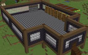 This is my dark oak house i've recently built on another survival world. Built This House In A Solo Survival Blackstone Brick Walls Stripped Dark Oak Frame While Glass Pane Windows And Polished Flooring Thoughts Minecraft