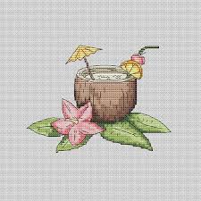 Cut hundreds of materials with effortless precision. Tropical Cross Stitch Pattern Coconut Cocktail With Hawaii Etsy In 2021 Cross Stitch Patterns Hawaii Cross Stitch Sweet Cross Stitch