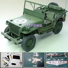 New 3d Paper Model Car World War Ii The Us Willys Jeep Military Car Army Truck 1 25 Scale Military Model Diy Papercraft Toys R Us Electric Car Car Backuptoy Car Aliexpress Over 20,000 miniature car models in stock! war ii the us willys jeep military