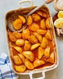 Whole30 Roasted Greek Potatoes Primalgourmet Recipe Greek Potatoes Greek Style Potatoes Avocado Recipes Breakfast