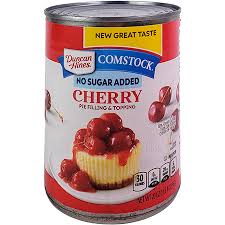 Duncan Hines Comstock No Sugar Added Cherry Pie Filling