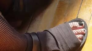 Giantess Creaking the Floor Walking Around in Sandals