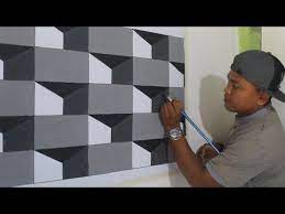 3d Wall Paint Easy And Cool Everyone Can Certainly 3d Wall Art Painting Di 2021 Mural Dinding Orang