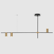 3 4 5 Light Geometric Pendant Light Chandelier Ambient Light Electroplated Painted Metal E26 E27 Heparts
